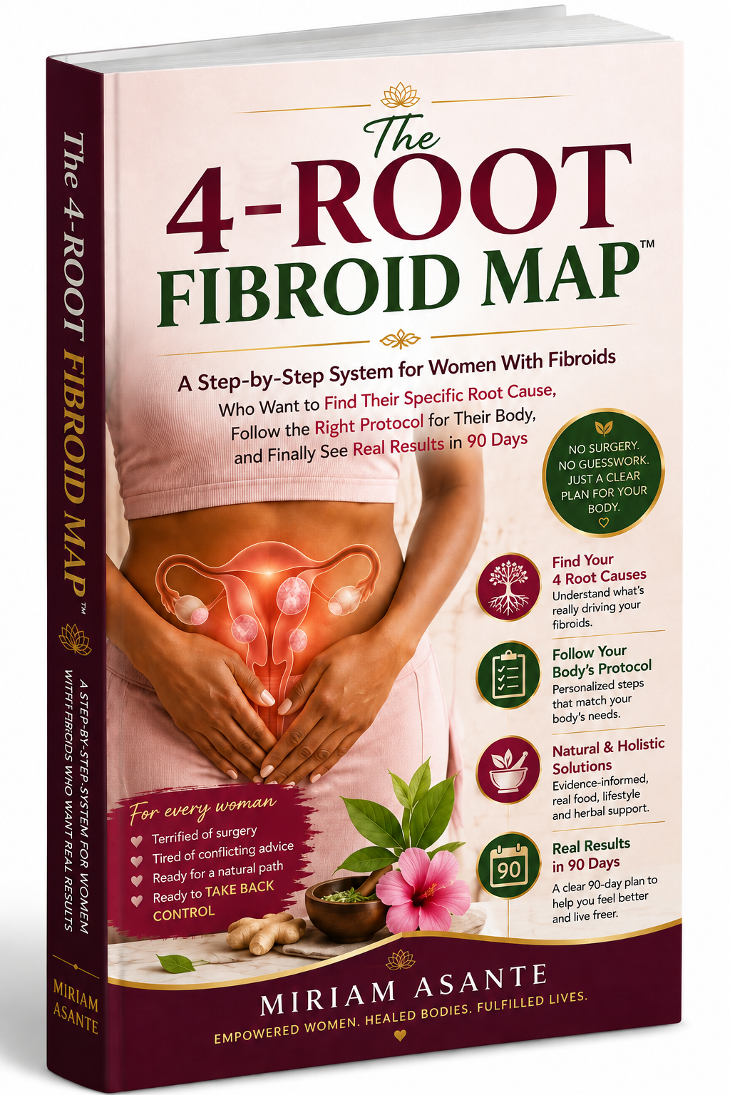 The 4-Root Fibroid Map — PDF Guide by Miriam Asante