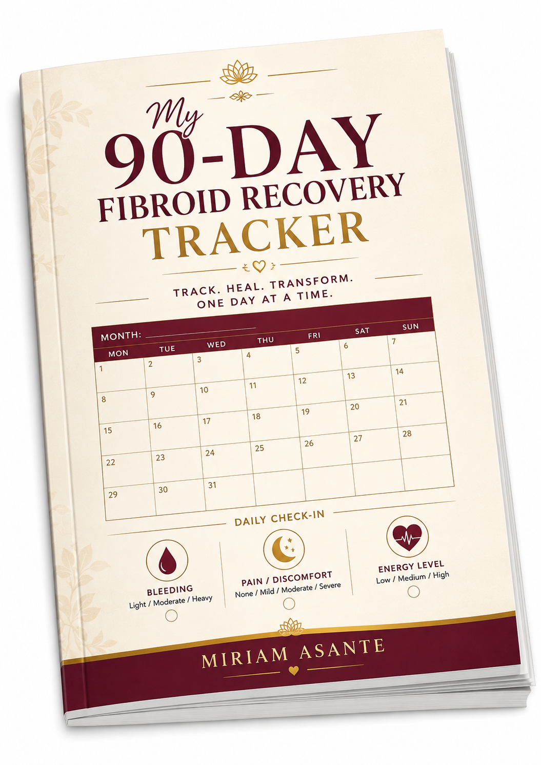 Bonus 2 — 90-Day Fibroid Recovery Tracker